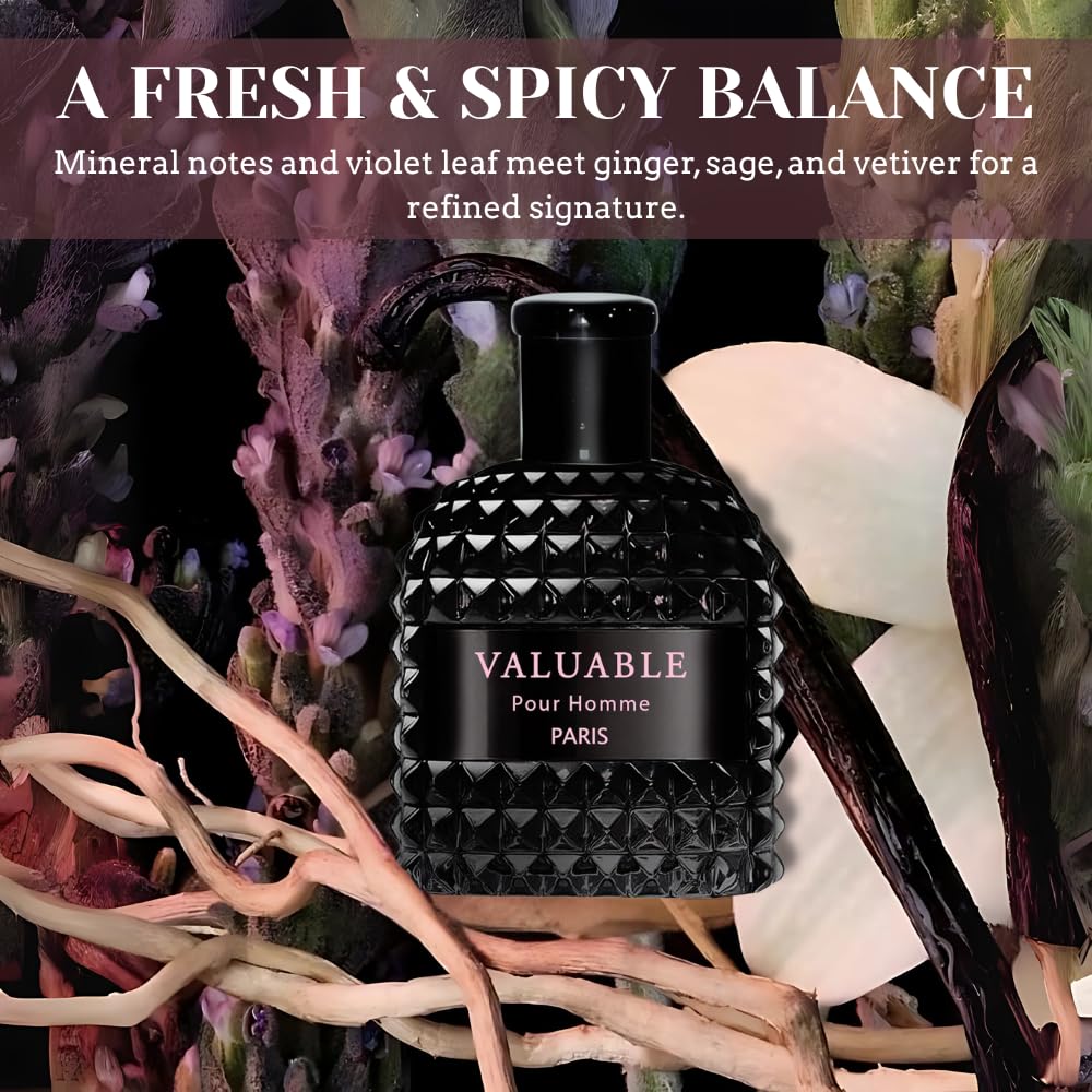 Sandora Fragrances men's cologne highlighting sage heart note for depth