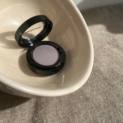 Sandstone Scandinavia Matte Grey Eyeshadow application close-up demonstrates seamless finish.
