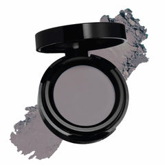 Sandstone Scandinavia Matte Grey Eyeshadow packaging highlights hypoallergenic formula for sensitive eyes.
