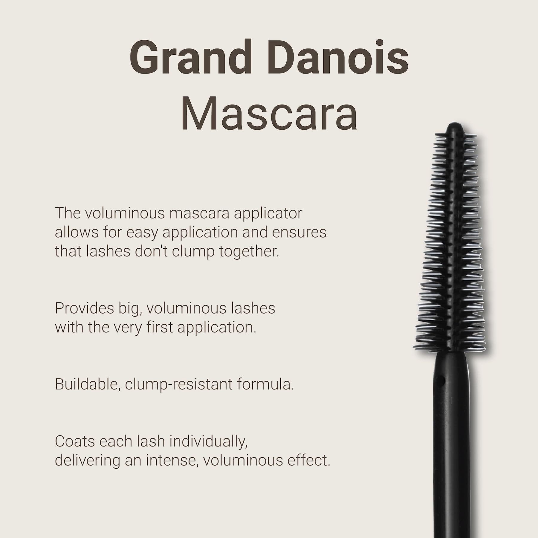 Sandstone Scandinavia mascara vegan and cruelty-free composition