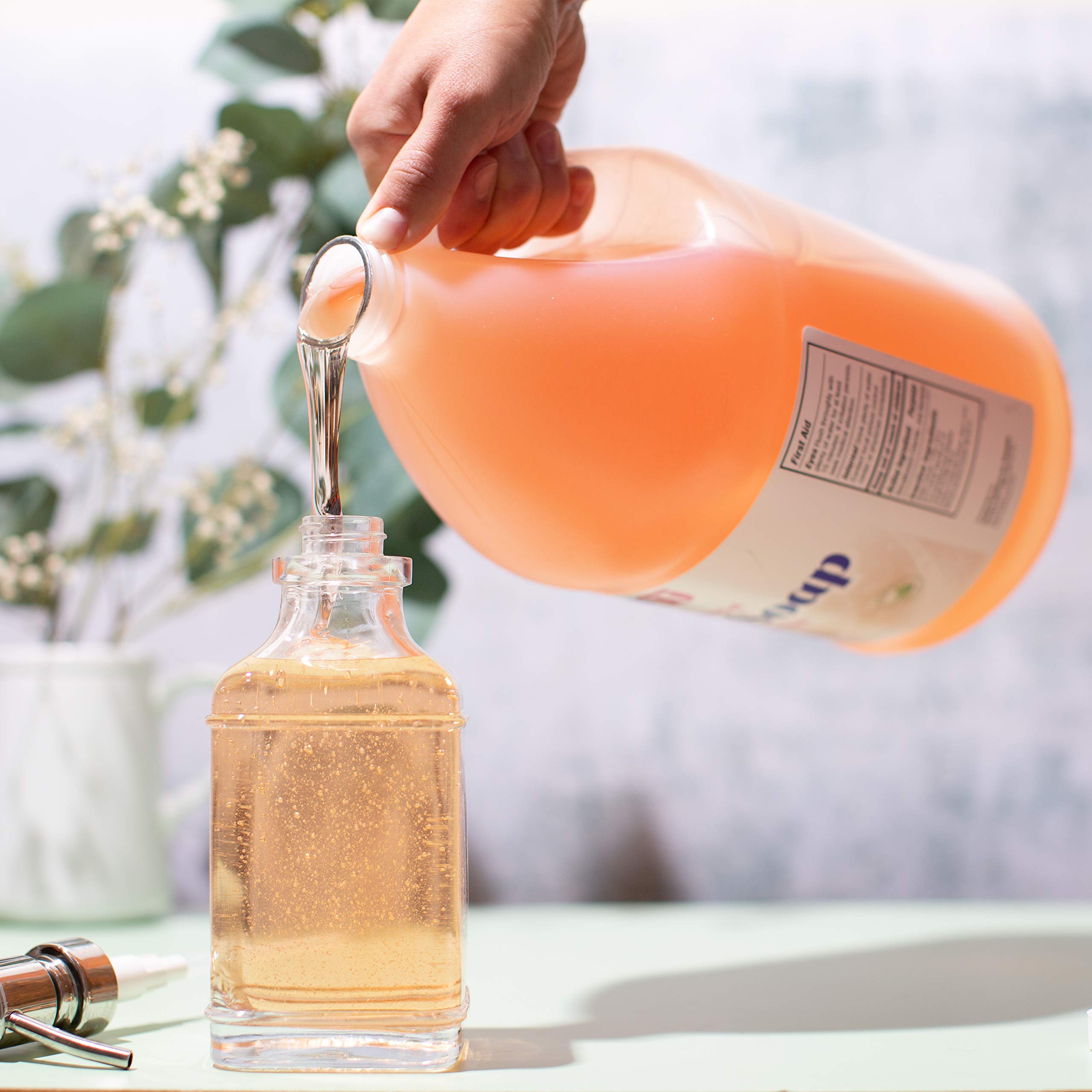 SANIT original gold bottle label close-up for premium branding