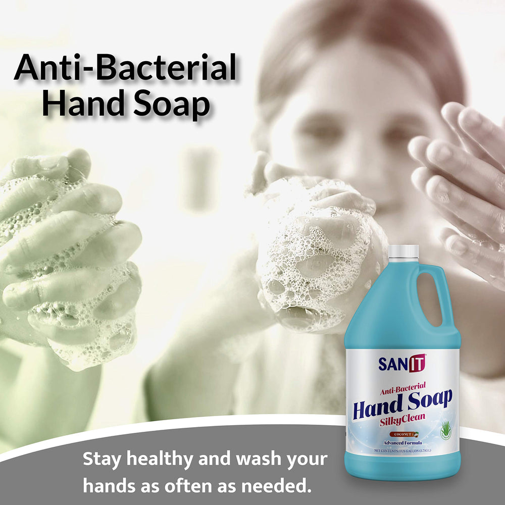 Sanit Silky Clean hands after wash look soft and refreshed.
