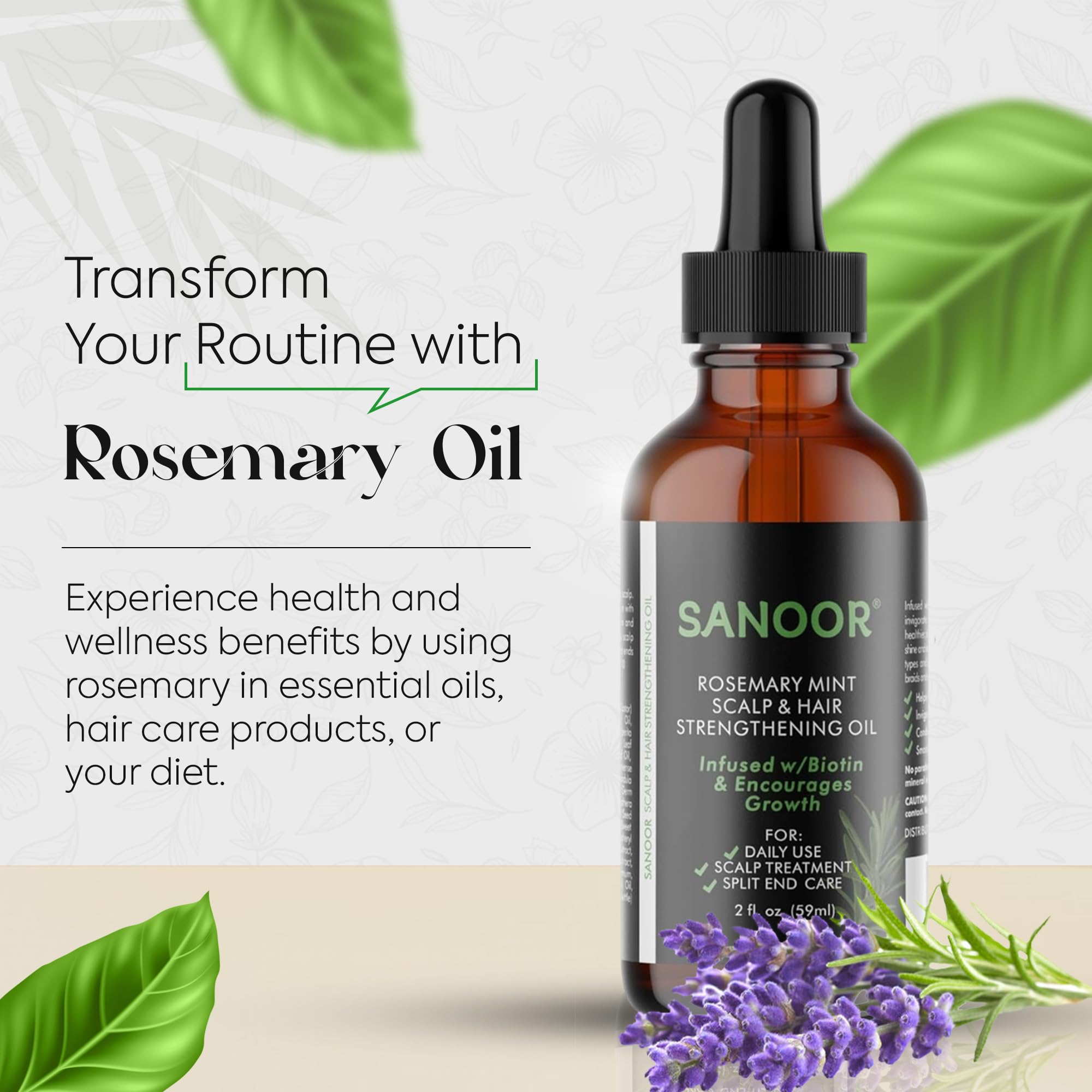SANOOR oil may support stronger, longer-looking hair with regular use