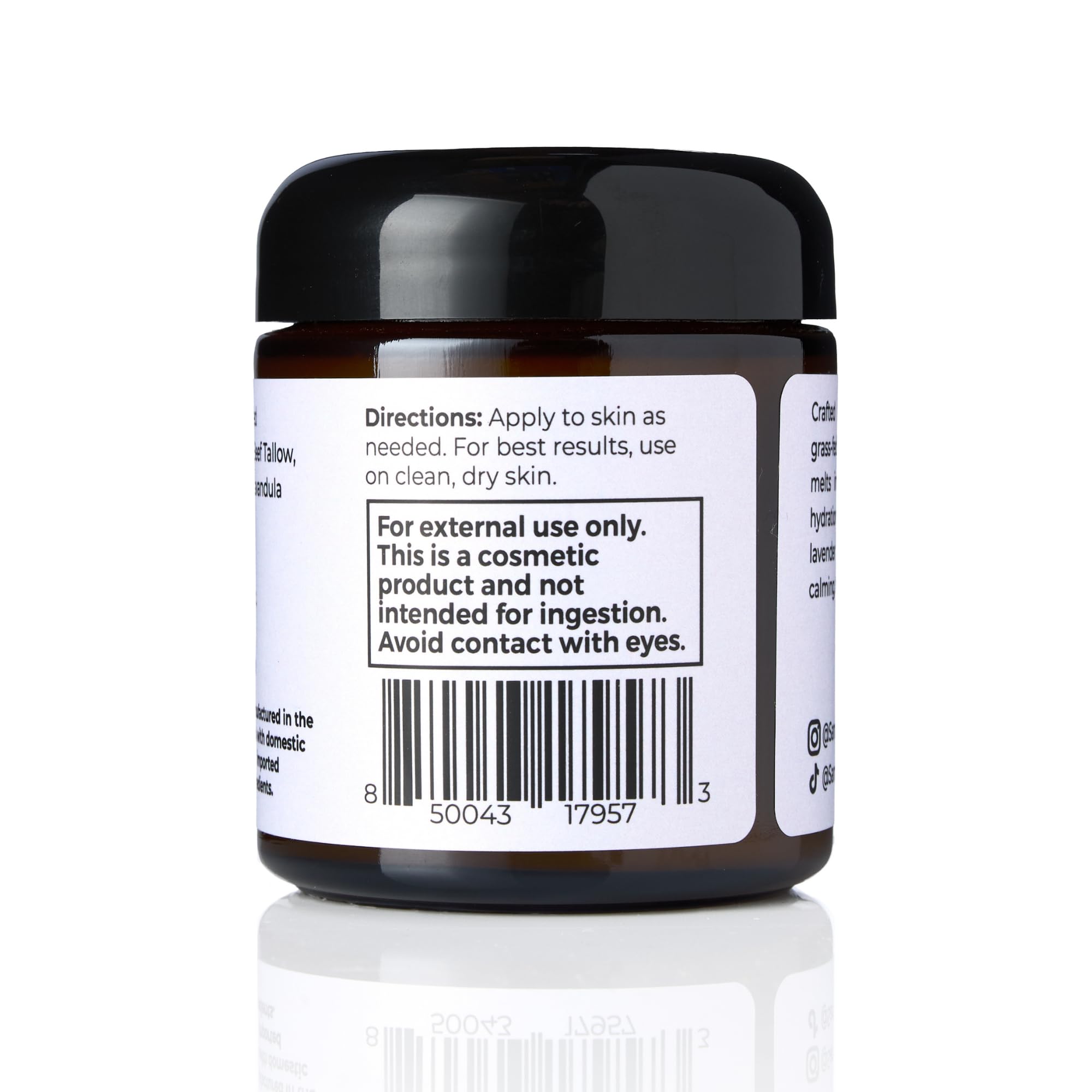 Santa Cruz Paleo minimalist skincare, two-ingredient formula, face and body moisture.
