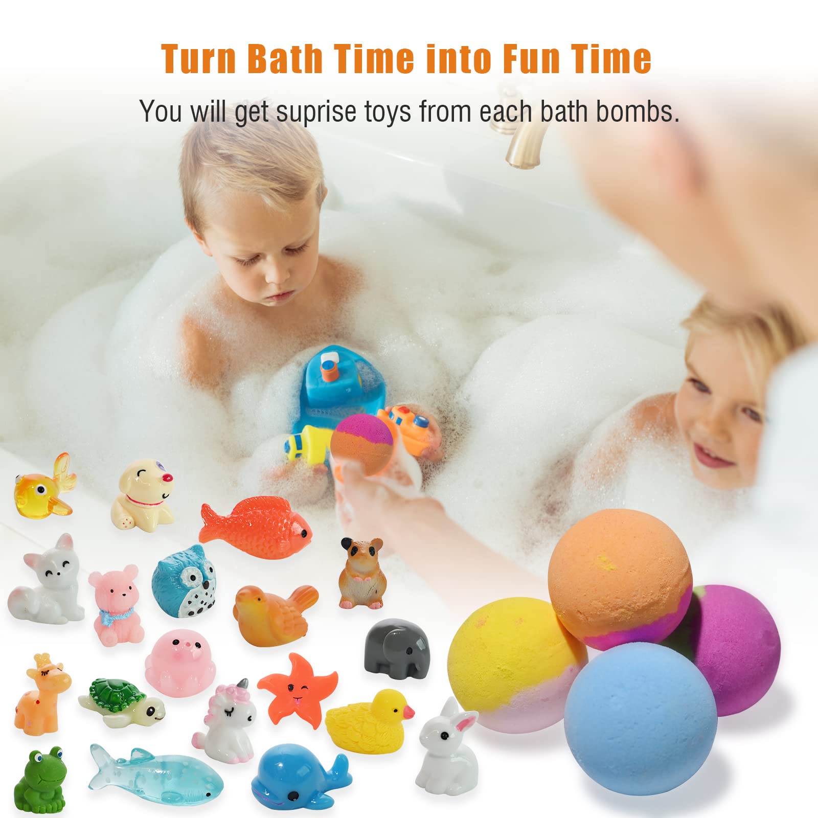 Santrela kids bath time bombs transform routine into a fun relaxing ritual