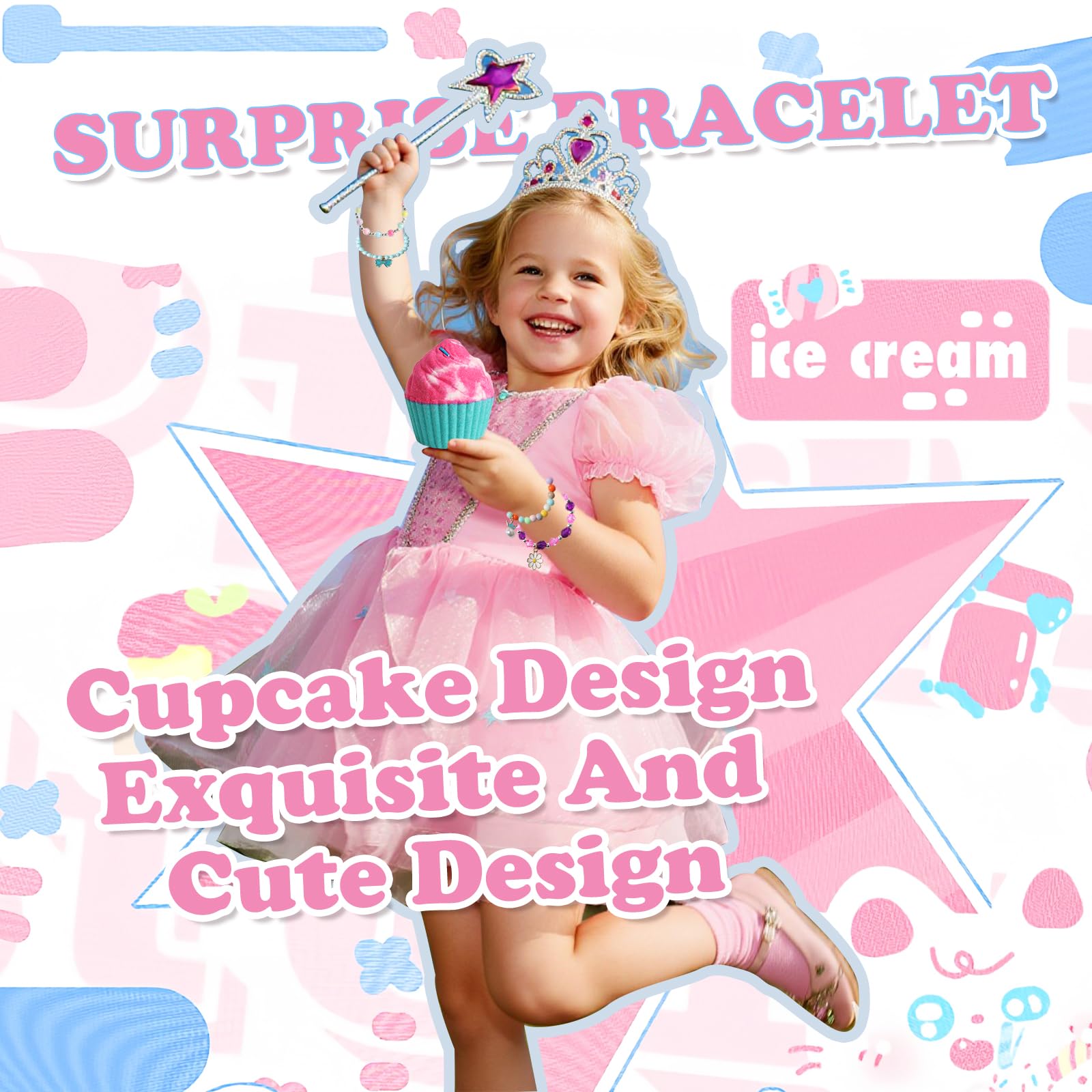 Santrela cupcake-design bath bombs in pink gift box make perfect gifts