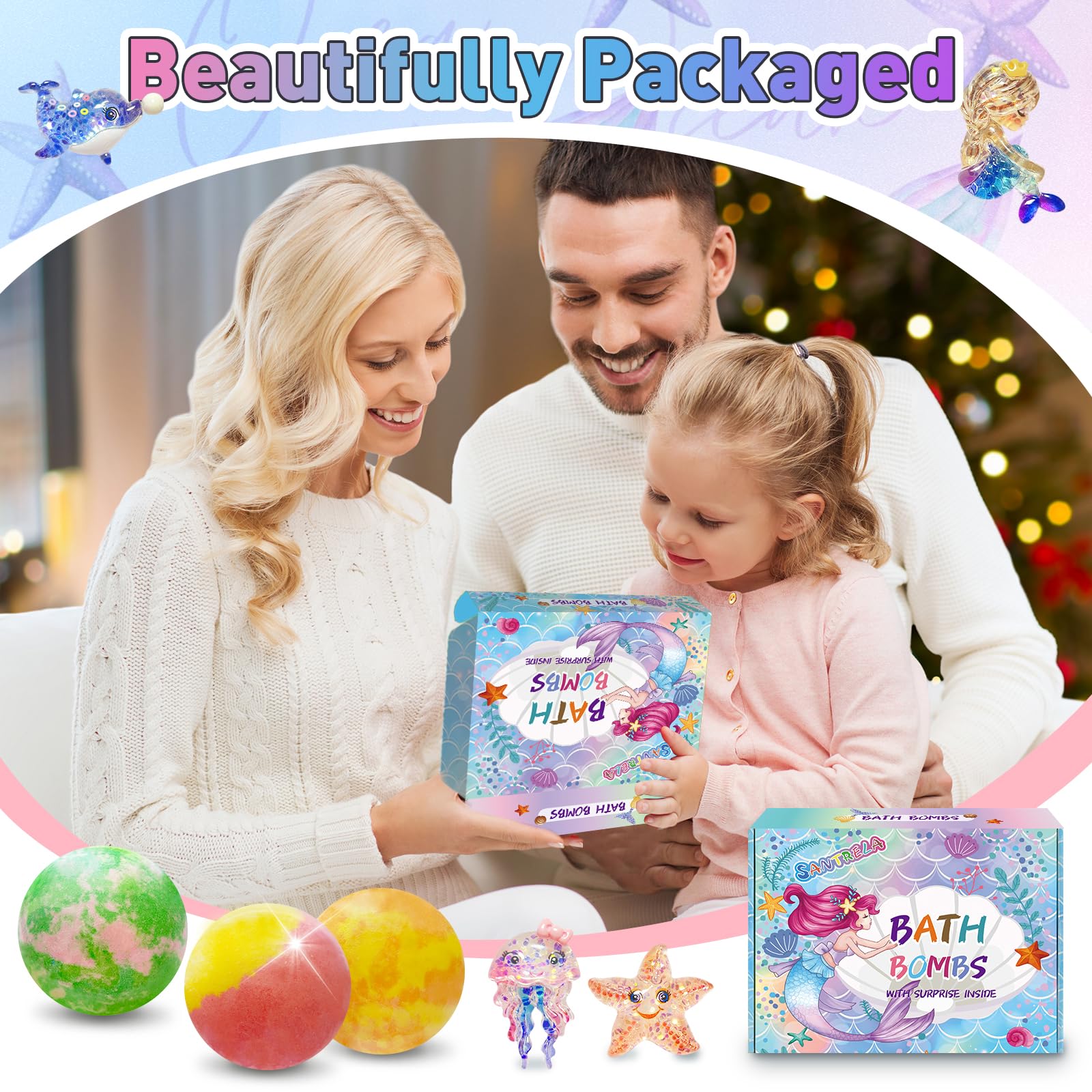 Santrela gift set packaging is ideal for birthdays and holidays.