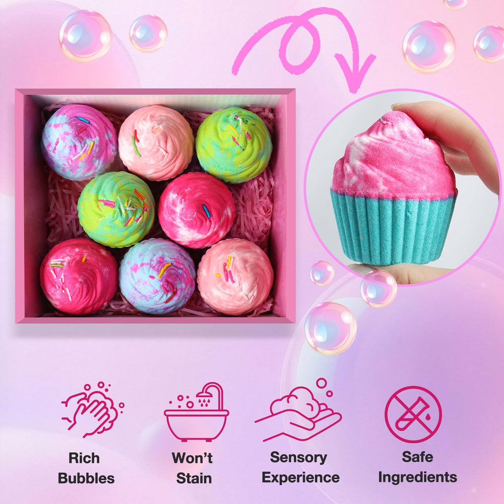 Santrela strawberry scent bath bomb for a sweet dream aroma
