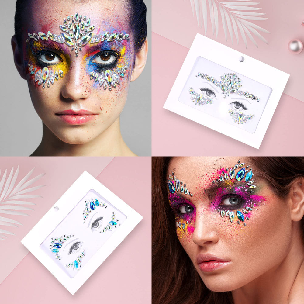 SAOROPEB rainbow tears stickers add vivid glow for festivals