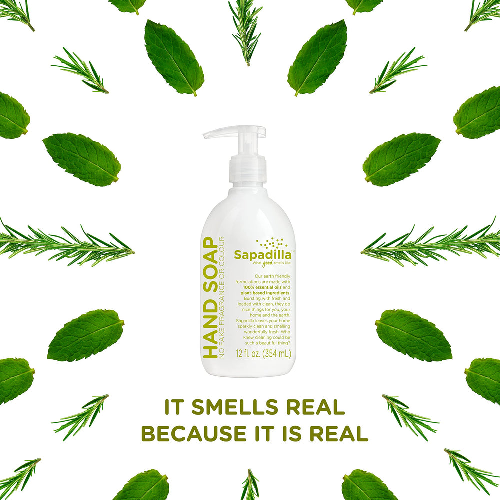 Cruelty-free Sapadilla hand soap with no artificial colour or fragrance.