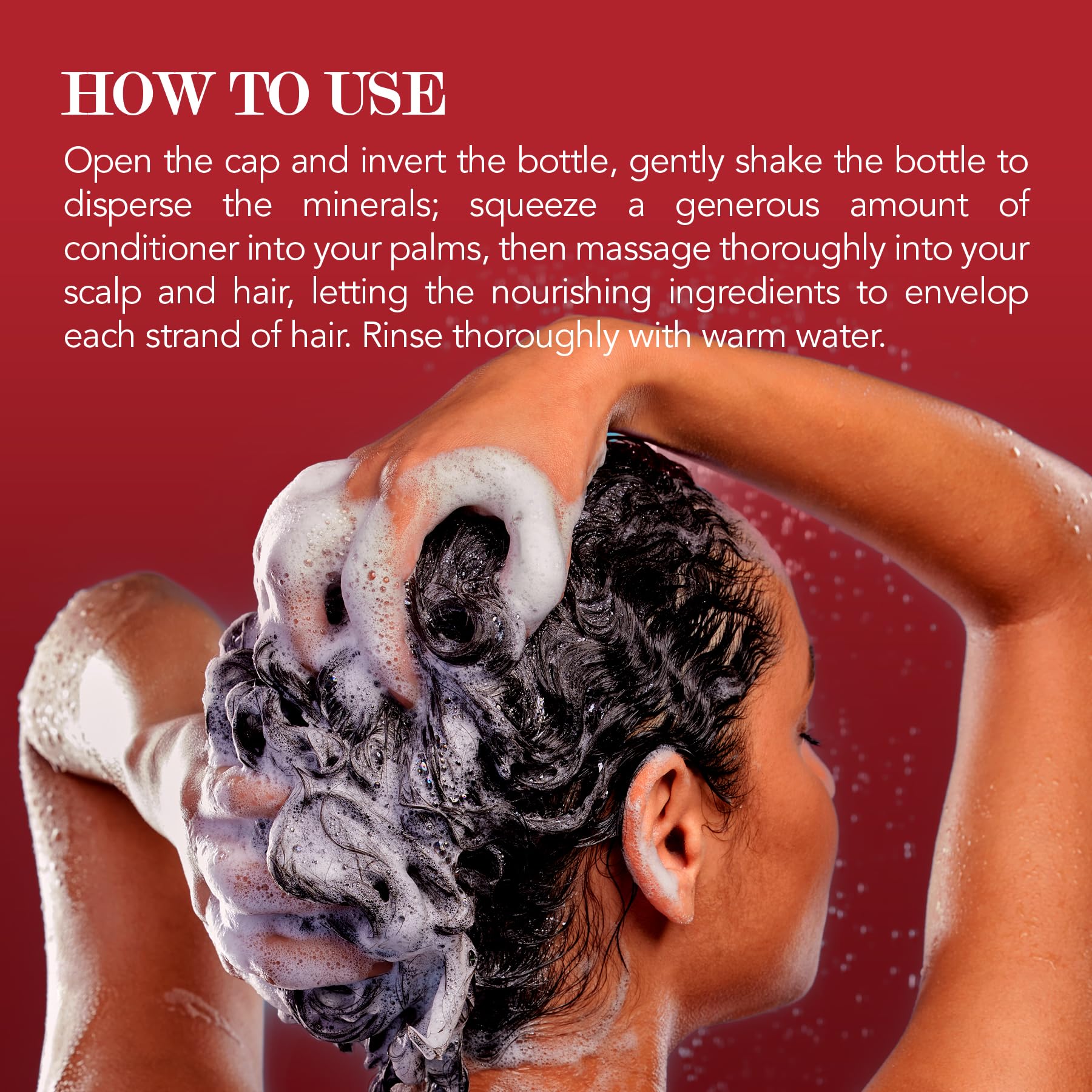 Pump-action bottle of Divine Curls Conditioner for easy daily use.
