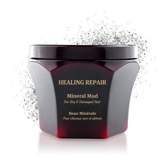 Jar of Saphira Healing Repair Mineral Mud restores moisture and shine.