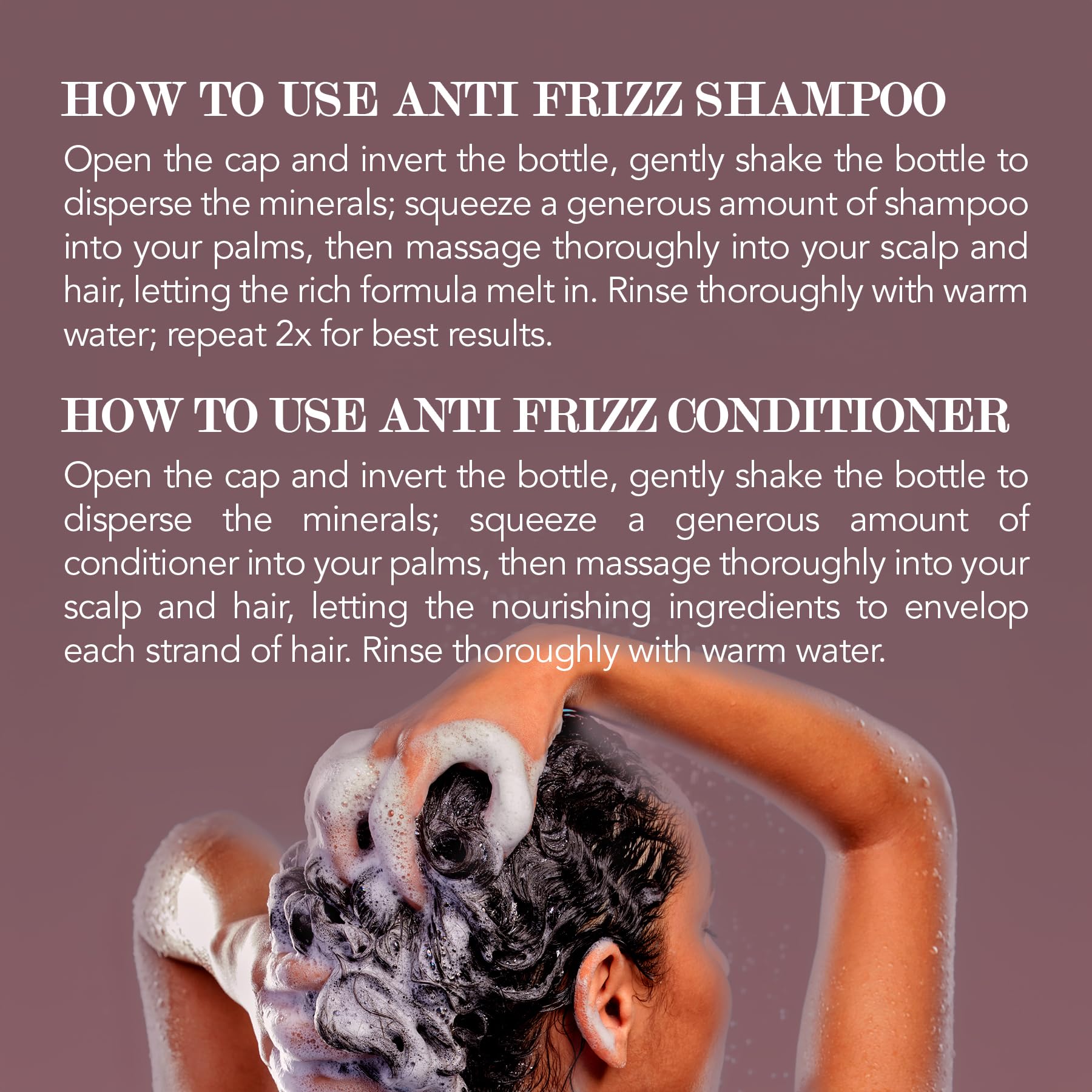 Saphira Mineral DeFrizz bottle side with ingredients lists hints at transparency