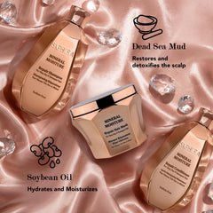 Saphira Mineral Moisture Kit trio image shows three products for a moisture routine.