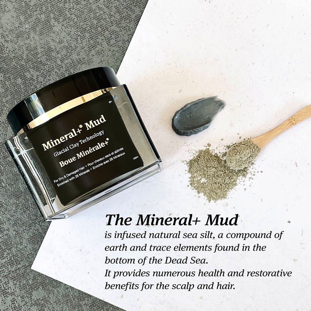 Packaging of Saphira Mineral+ Mud Hair Mask shows sulfate- and paraben-free formula