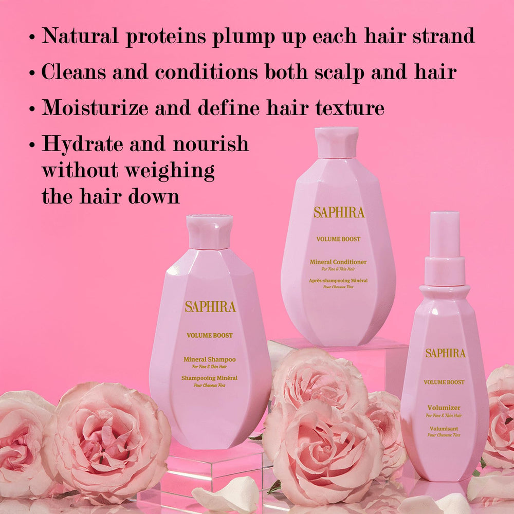 Saphira Volume Boost Kit gift-pack ready for gifting volume lovers