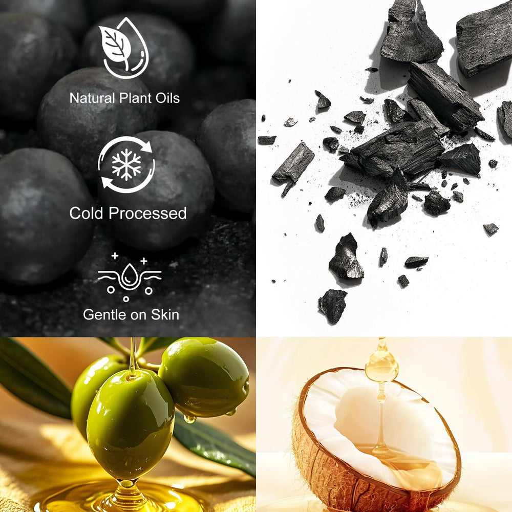 SAPHUS natural olive and coconut oils create a gentle, moisturizing lather.