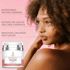 SA SAPI ANITO retinol face cream ingredients close-up with hyaluronic acid complex