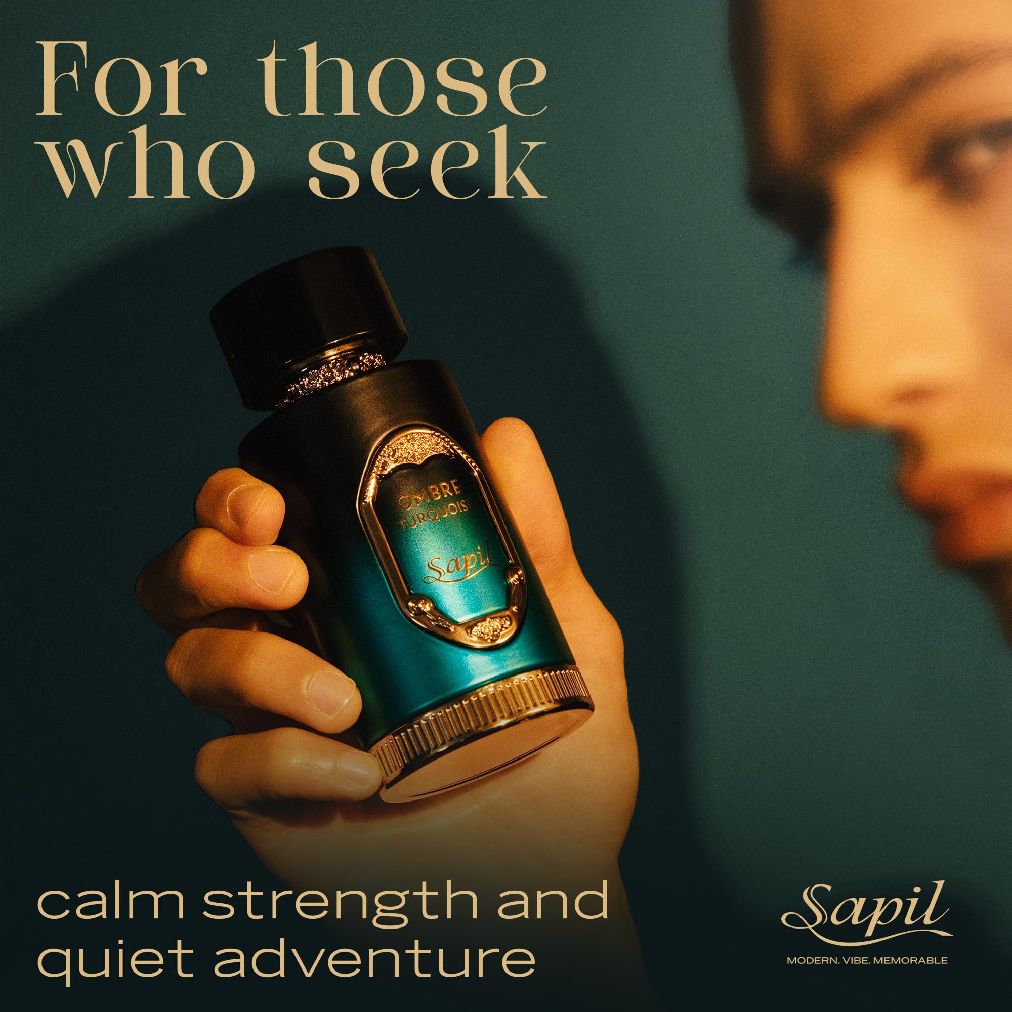 Sapil Ombre Turquoise Dubai packaging conveys premium appeal and value.