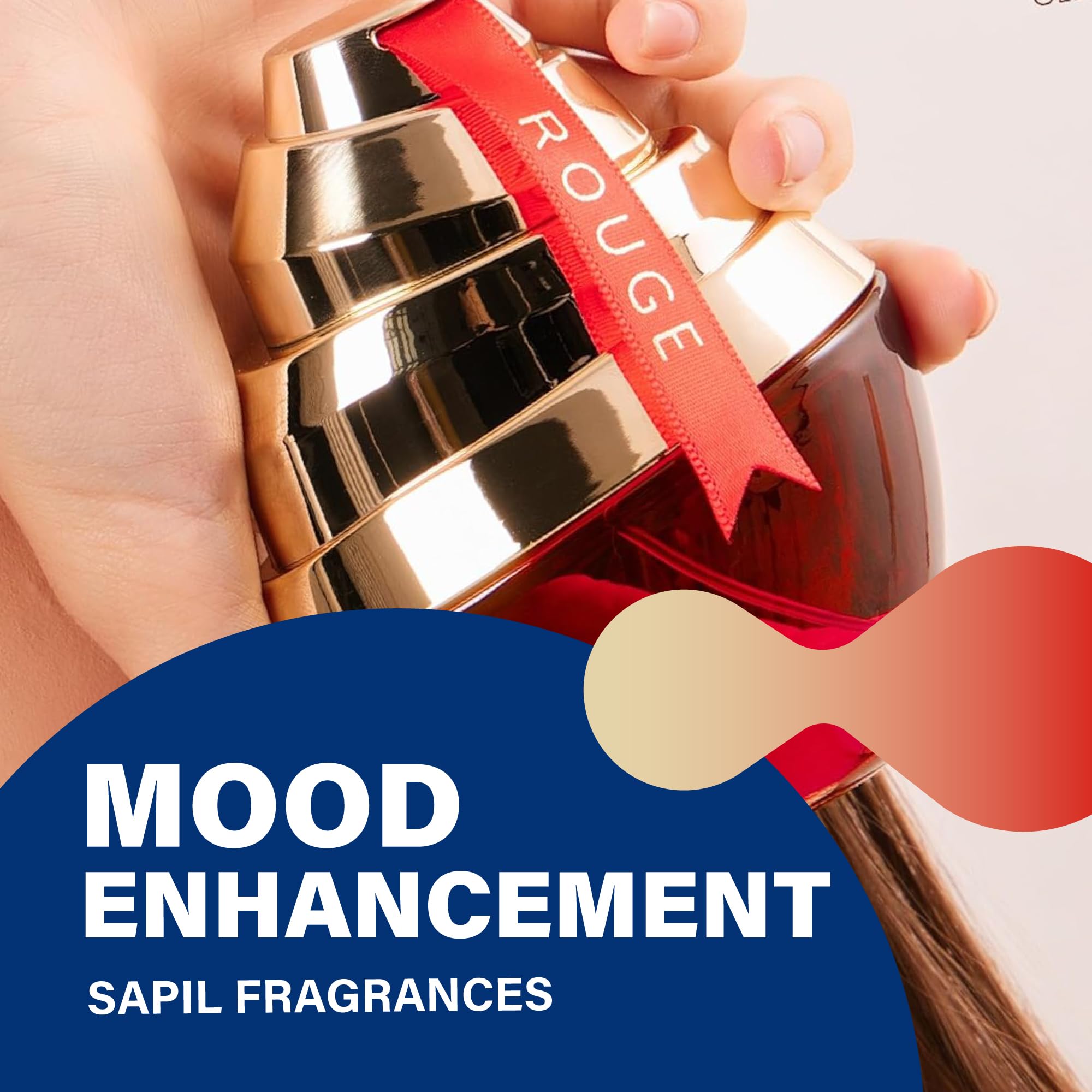 Musk and cedarwood base of Sapil Rouge leaving a subtle trail.