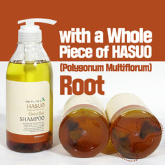 Sappom Skylake Hasuo shampoo foam showing rich lather for cleansing.