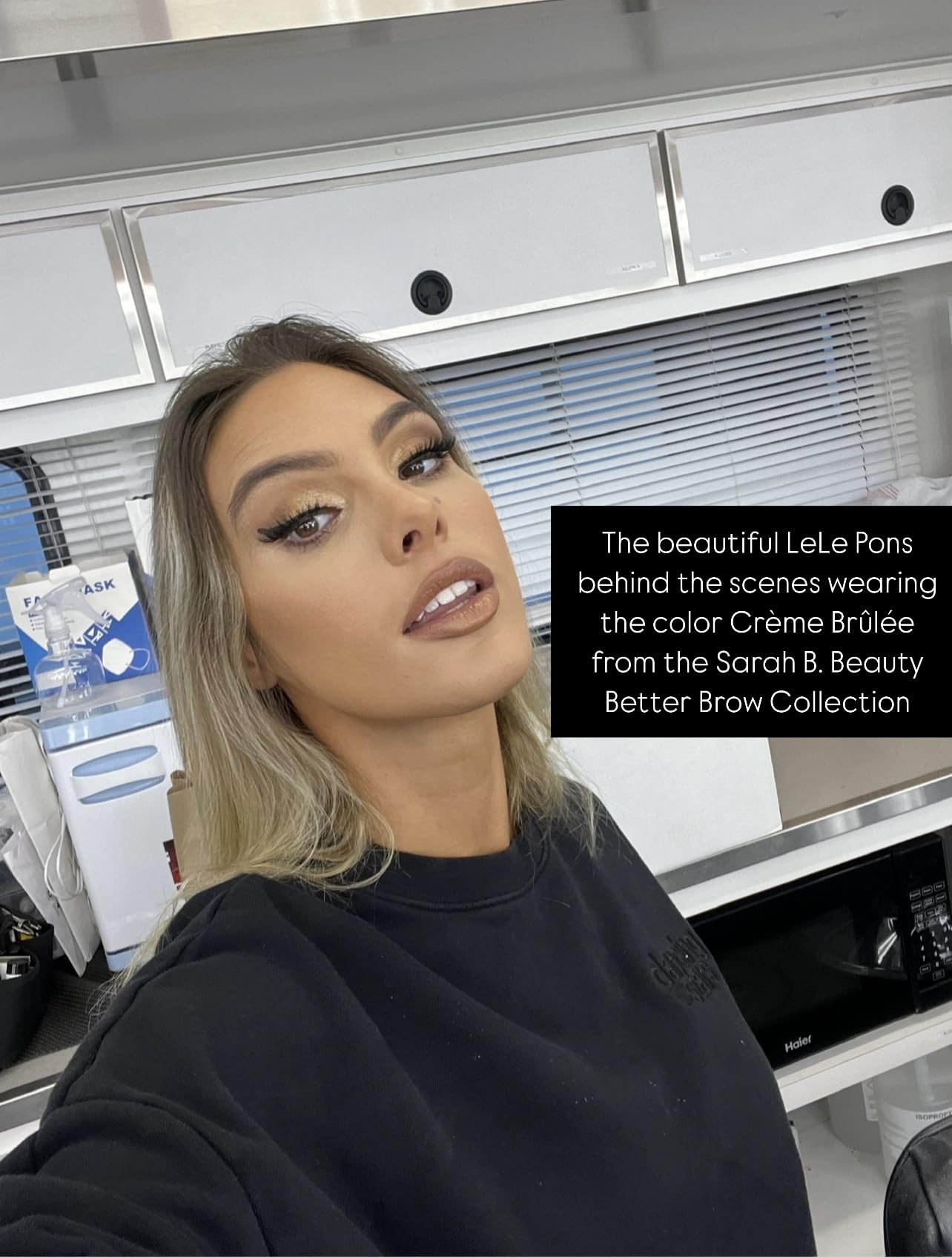 Toffee shade swatch from SARAH B. BEAUTY Better Brow.