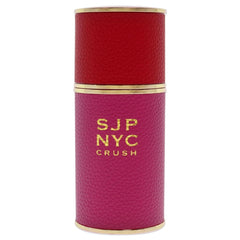 SJP NYC Crush bottle front showing elegant amber-vanilla design by Sarah Jessica Parker