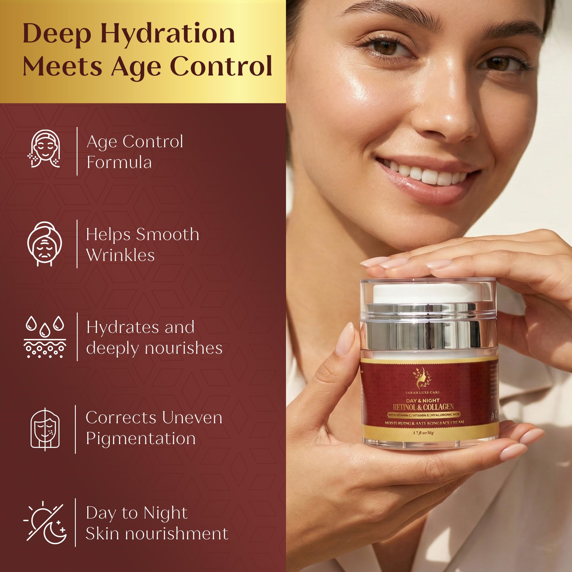 Day and night routine concept image, showcasing consistent care for the skin.