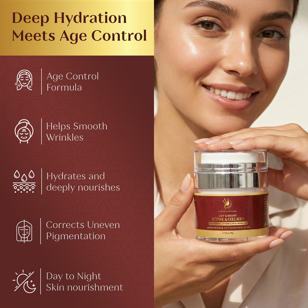 Day and night routine concept image, showcasing consistent care for the skin.