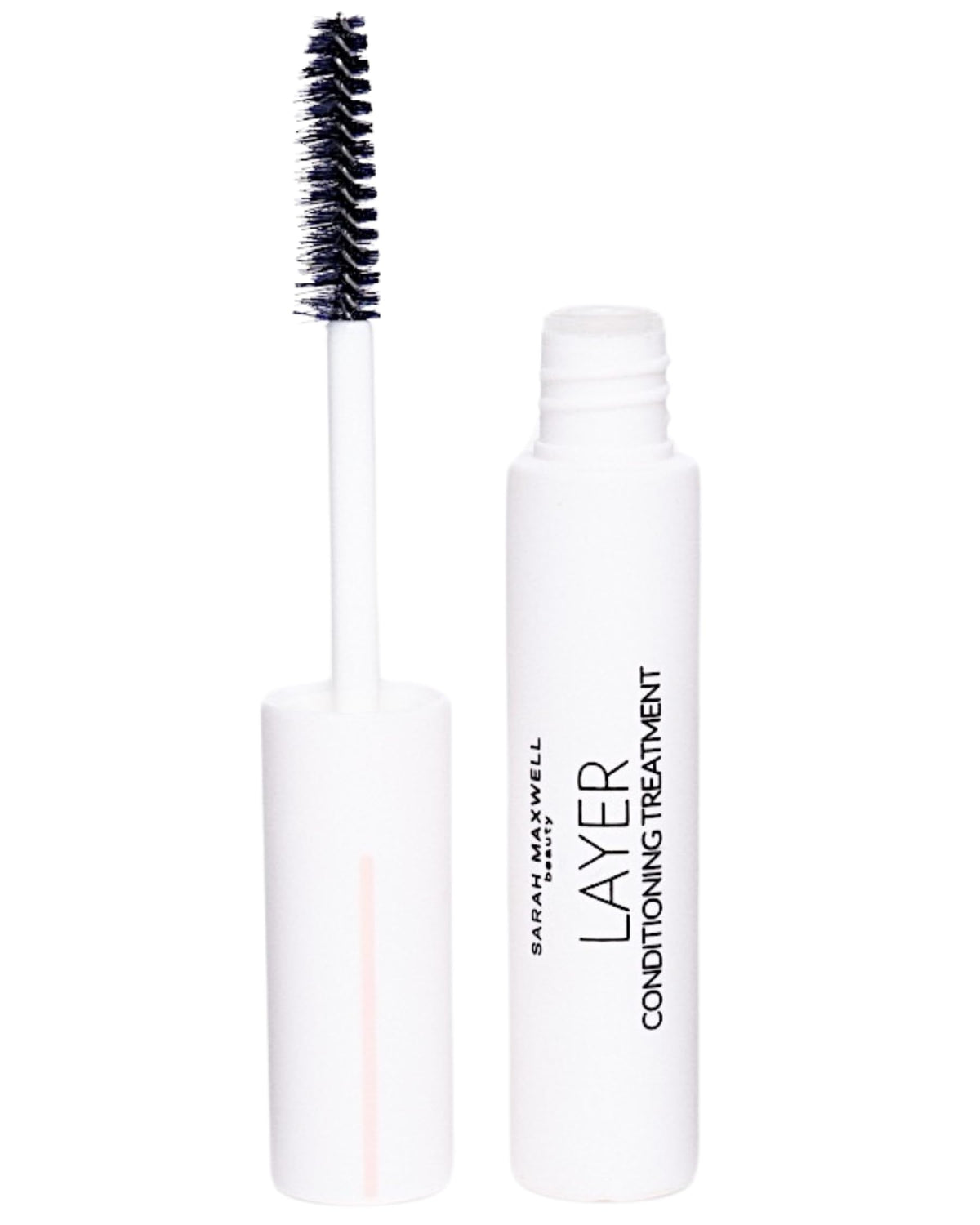 Sarah Maxwell Layer Keratin Conditioning Treatment bottle for strengthened lashes and brows.
