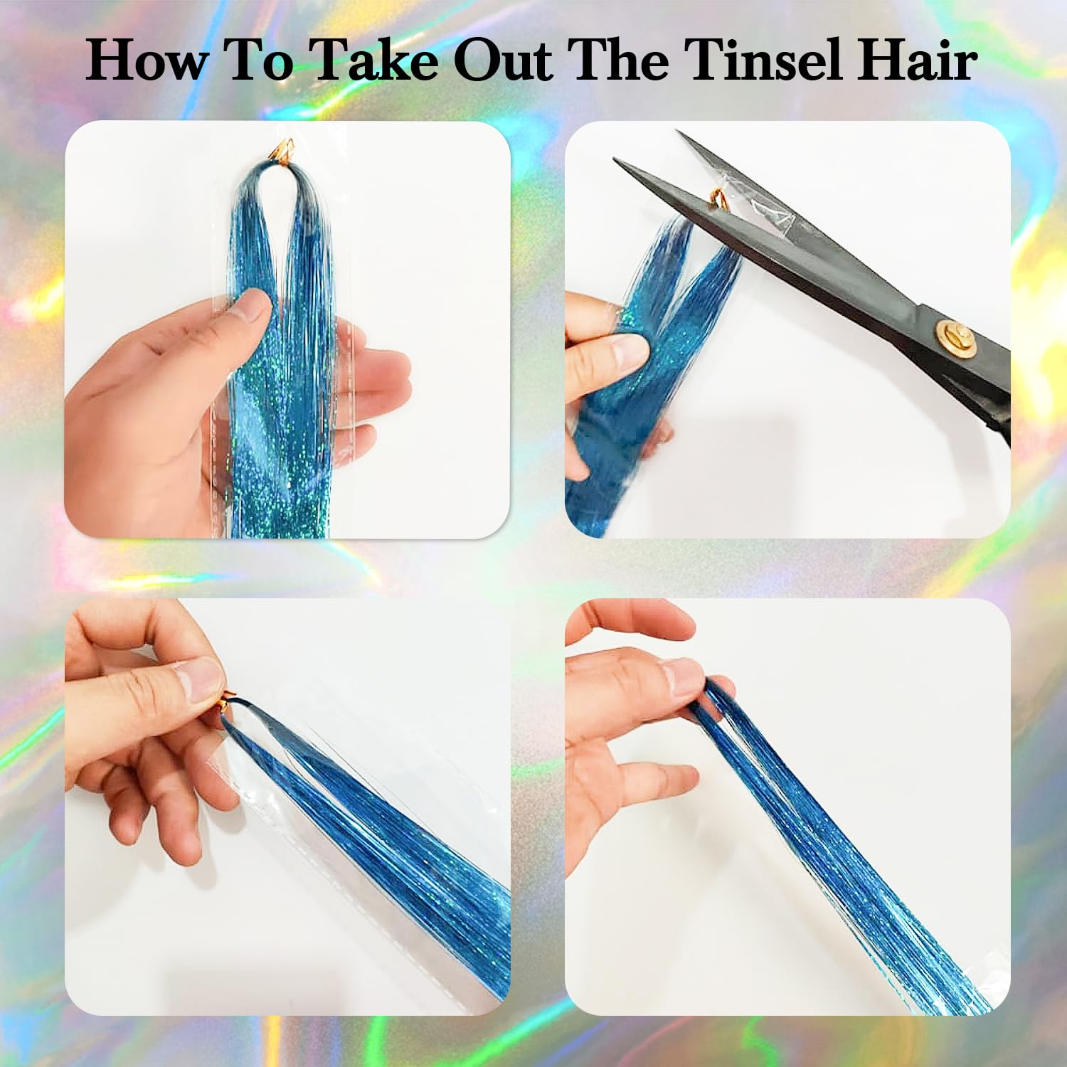 Sarannala 8-packs Grass Green tinsel for versatile styling.