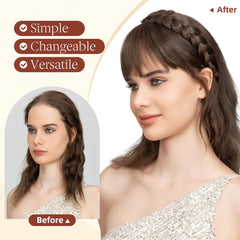 Sarla detachable bangs french add elegant face-framing charm
