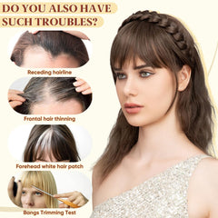 Sarla detachable bangs side for playful, asymmetrical styling