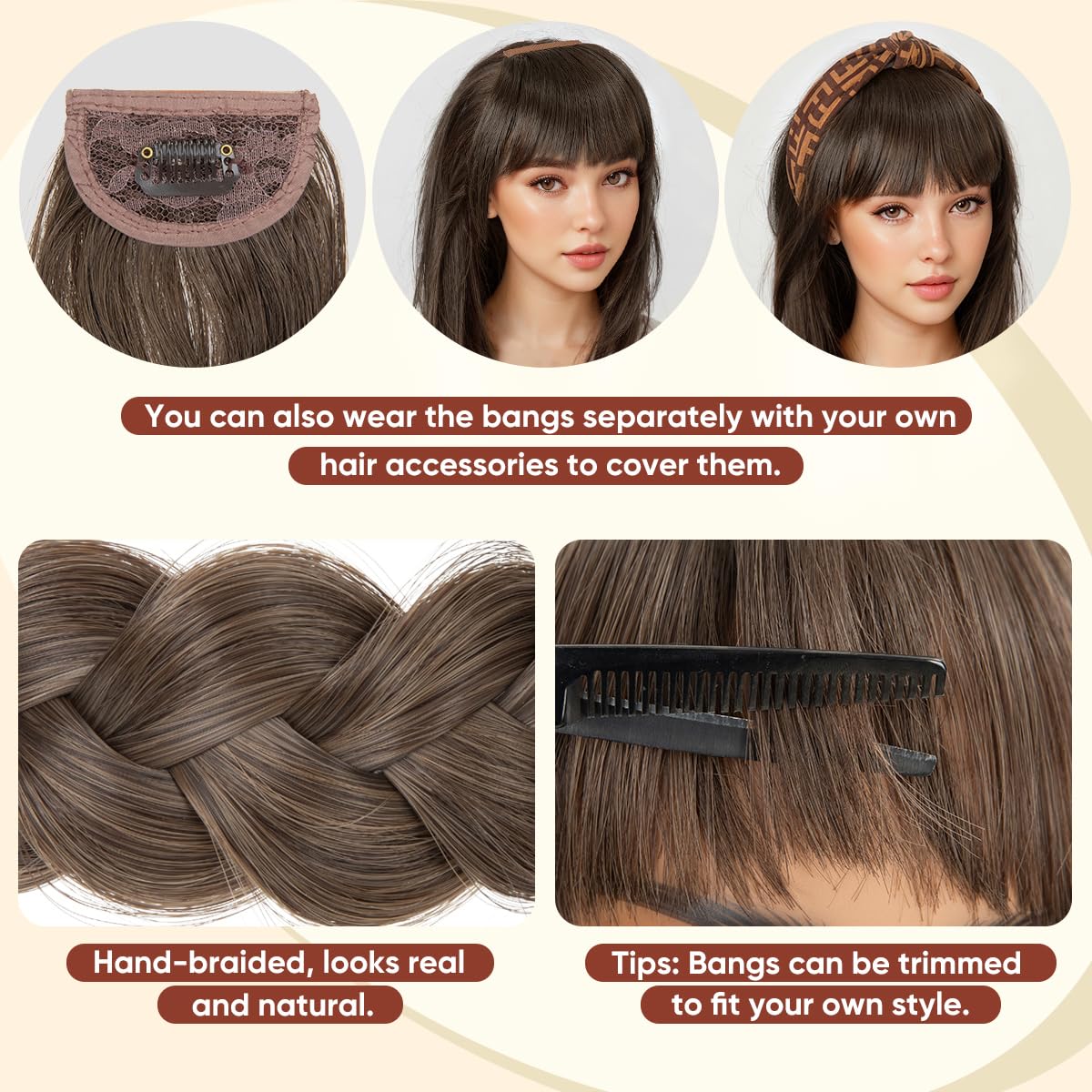 Sarla headband alone delivers boho vibe with comfy fit