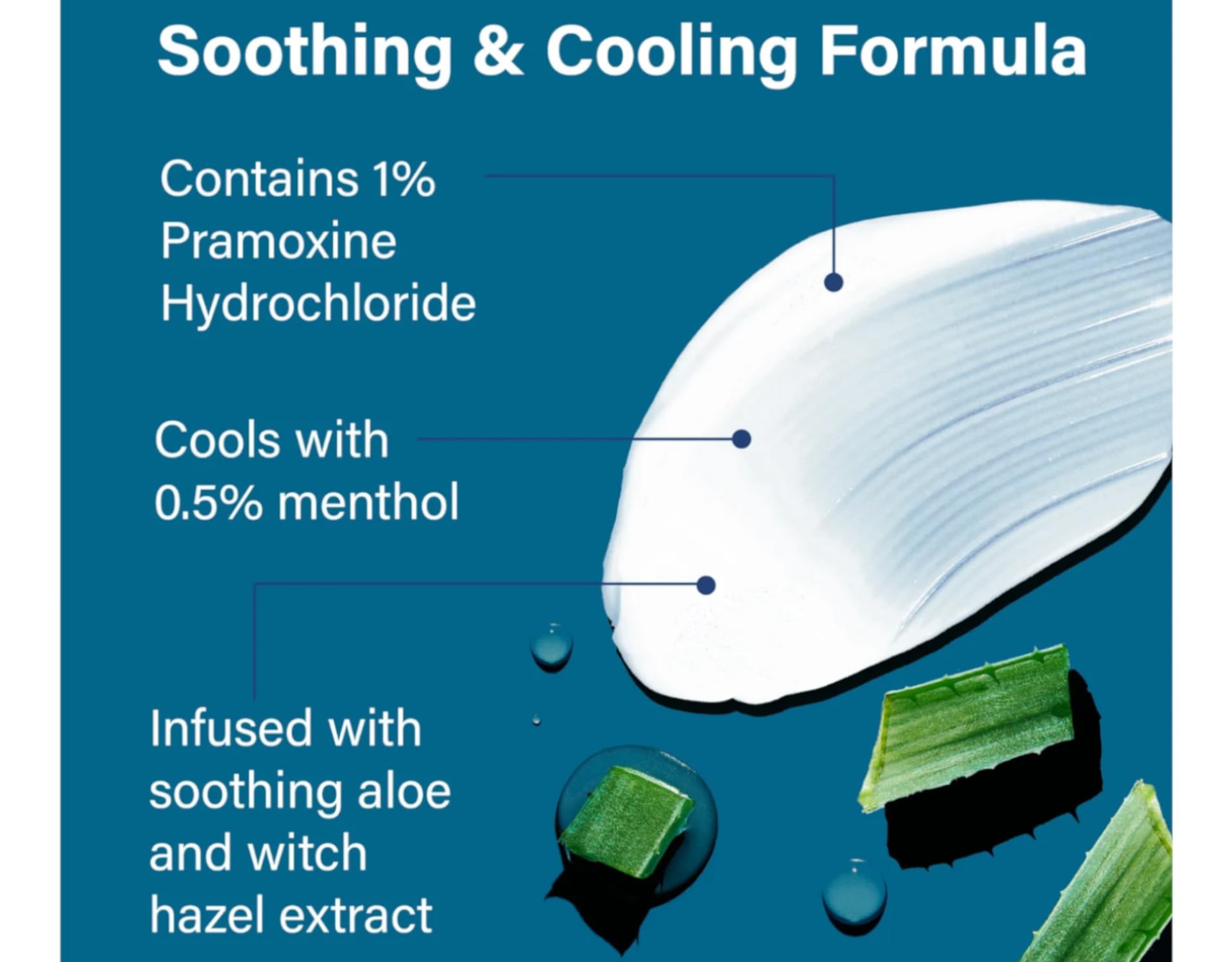 Sarna Calm + Cool being applied to irritated skin for quick comfort