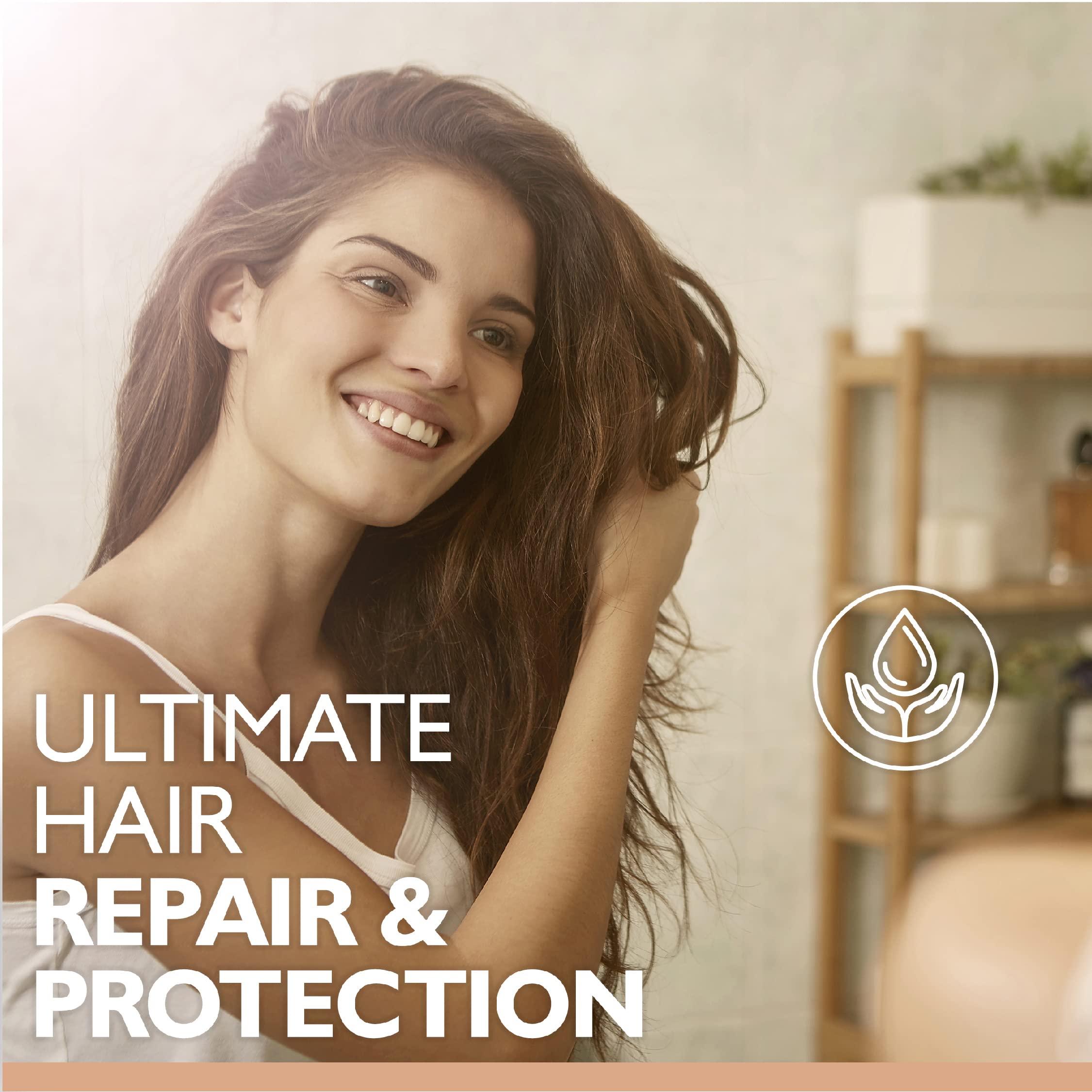 Saryna Key Repair Oil applied on towel-dried hair for conditioning