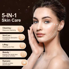 SASAAJIJI handheld face massager in use for daily sessions