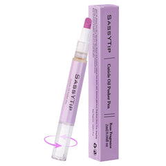 SASSYTIP ceramic cuticle pusher front view for precise grooming.