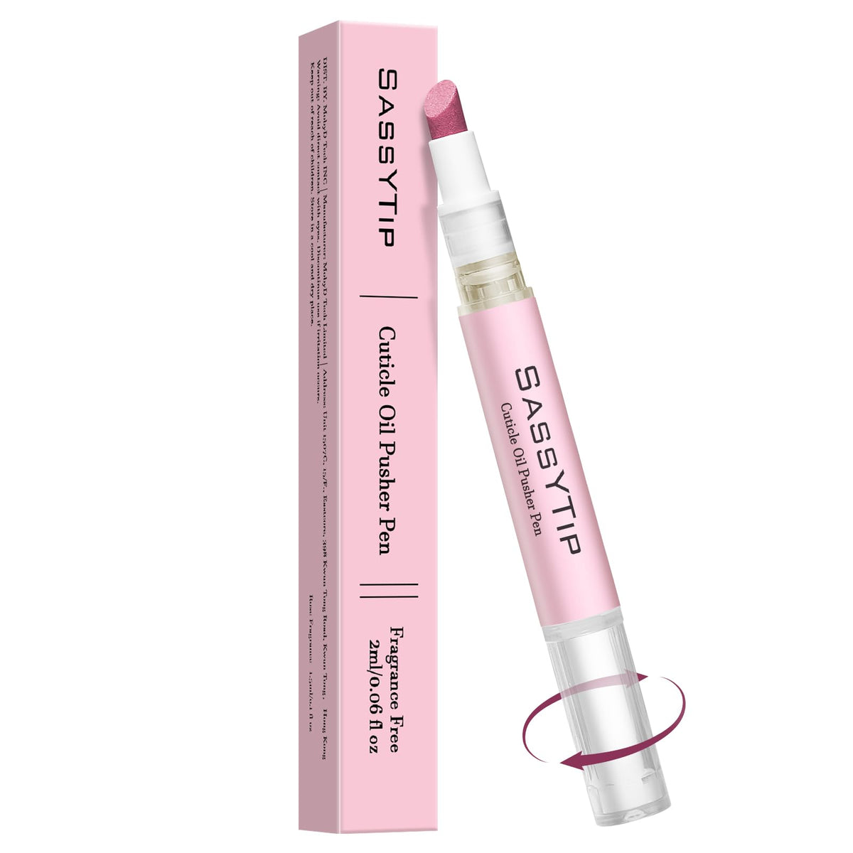 SASSYTIP ceramic cuticle pusher for precise grooming at home
