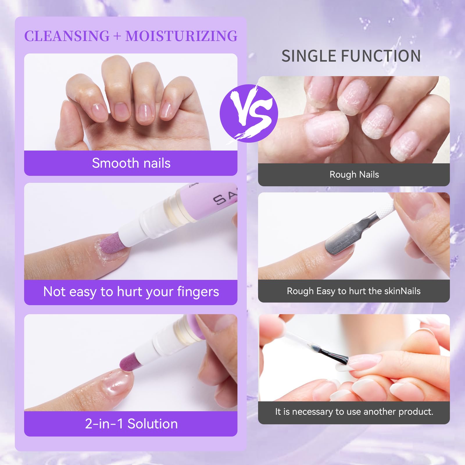 SASSYTIP nail oil pen applying nourishing oil to cuticles