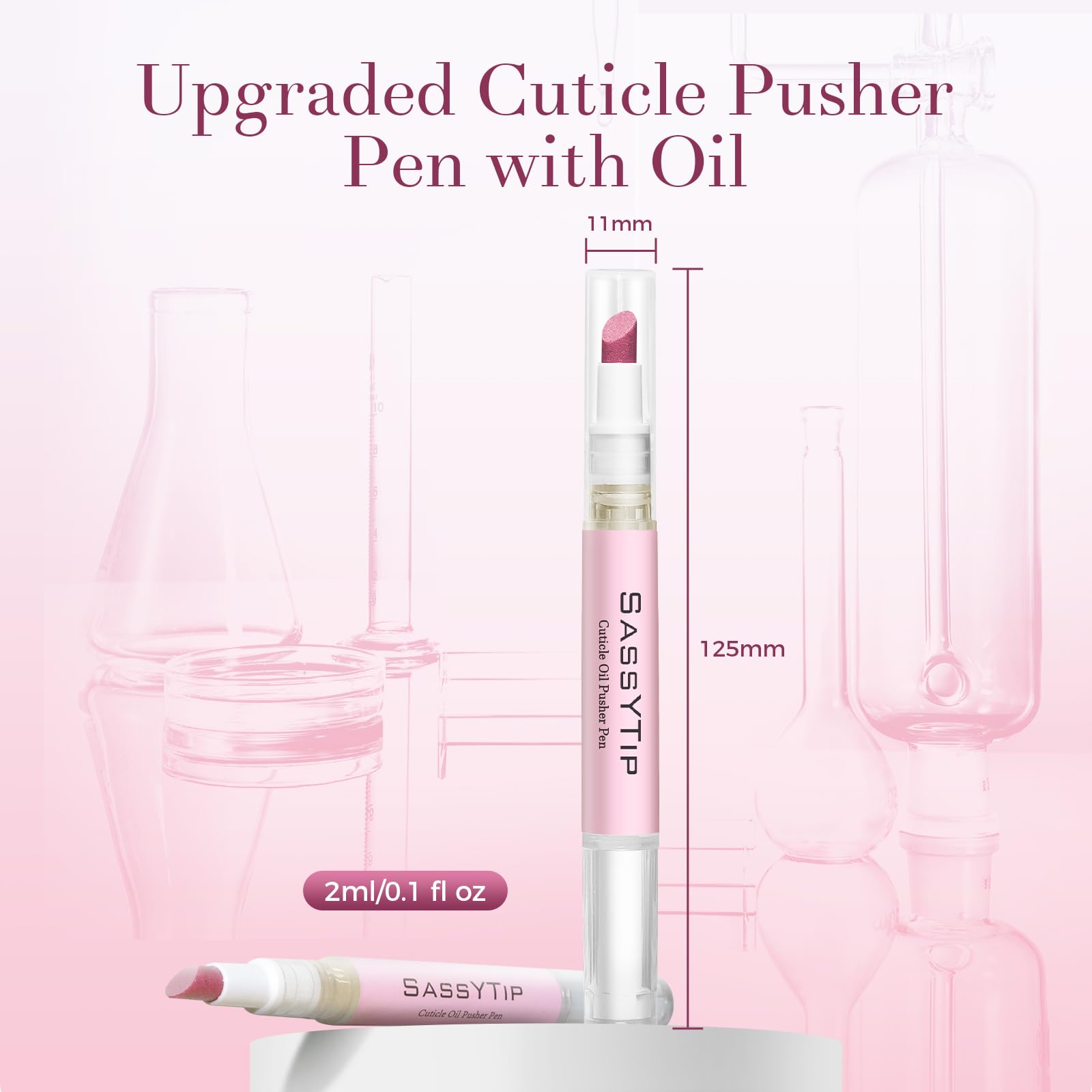 SASSYTIP pink housing design adds ease to daily nail care