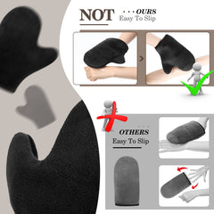 SATINIOR waterproof liner protects hands during sunless tanning