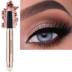 SAUBZEAN Rose Gold Eyeshadow Stick close-up showing creamy texture for smooth color application