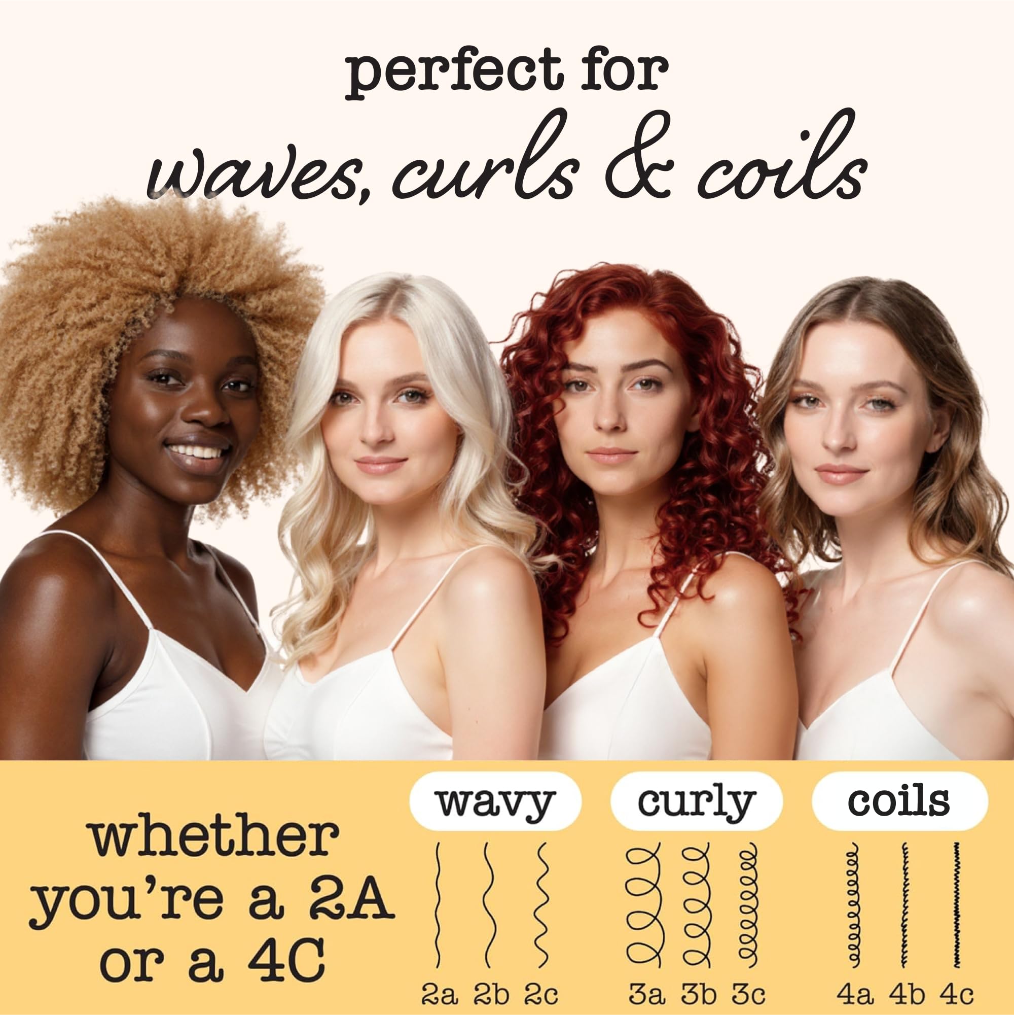 Air-drying with SAUCE BEAUTY Custard yields defined, natural-looking curls.