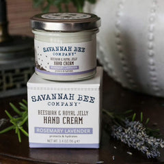 Savannah Bee Company Beeswax Hand Cream ingredients highlight royal jelly and propolis.