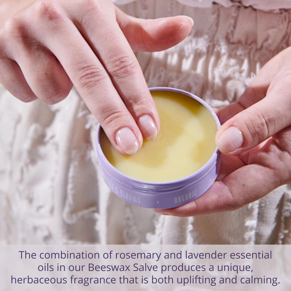 Open tin of Savannah Bee salve ready for on-the-go use.