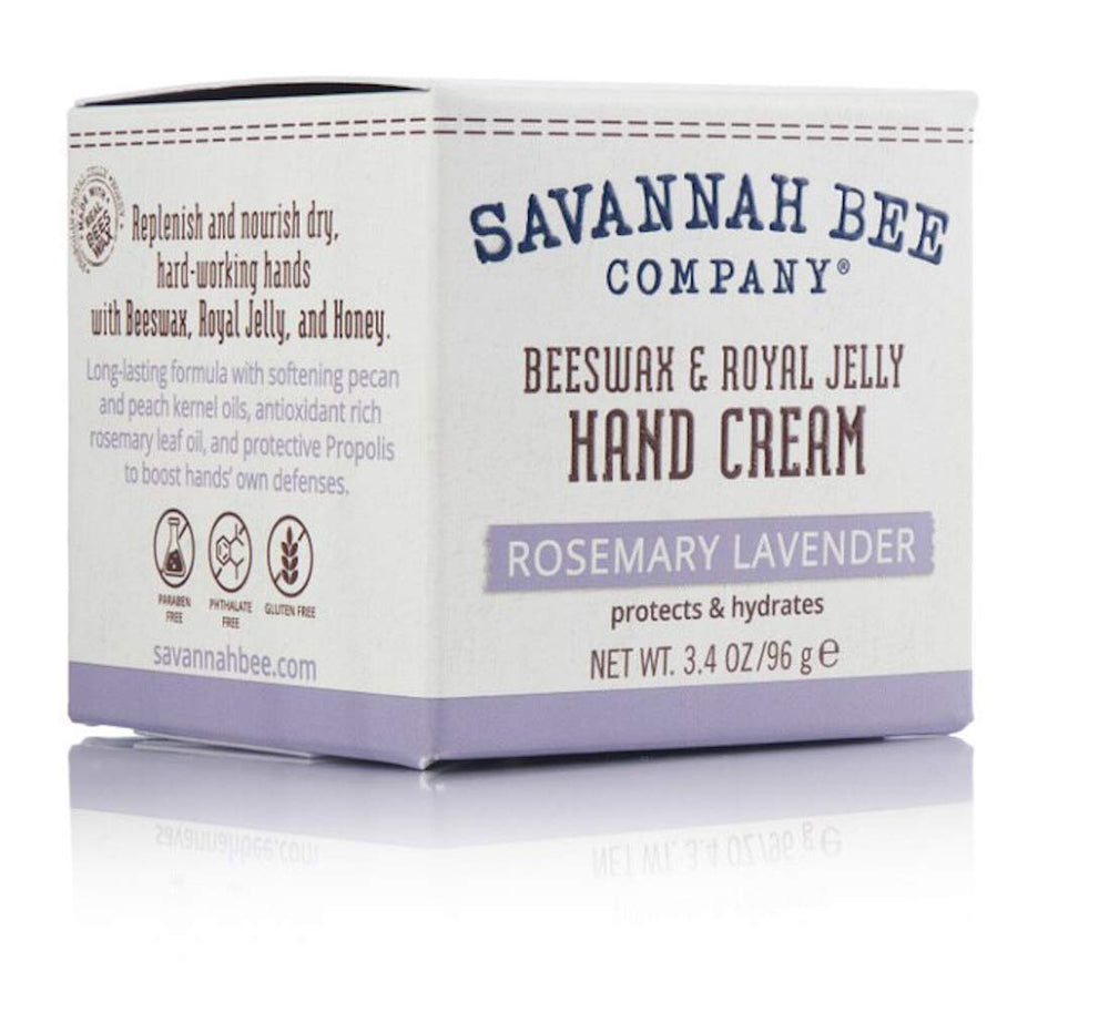 Savannah Bee Company travel-size hand cream ready for on-the-go care.