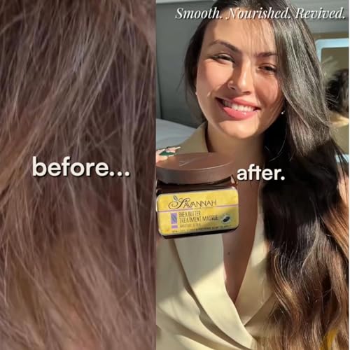 Savannah Hair Therapy keratin mask application guide shows easy at-home treatment.