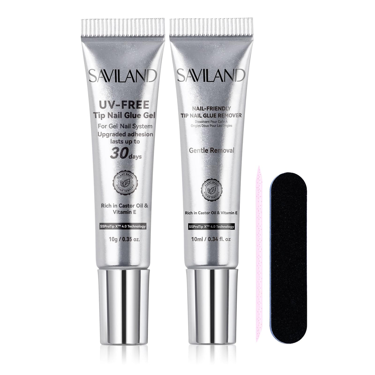 SAVILAND 10g semi-solid nail glue gel bottle for a strong, long-lasting bond.