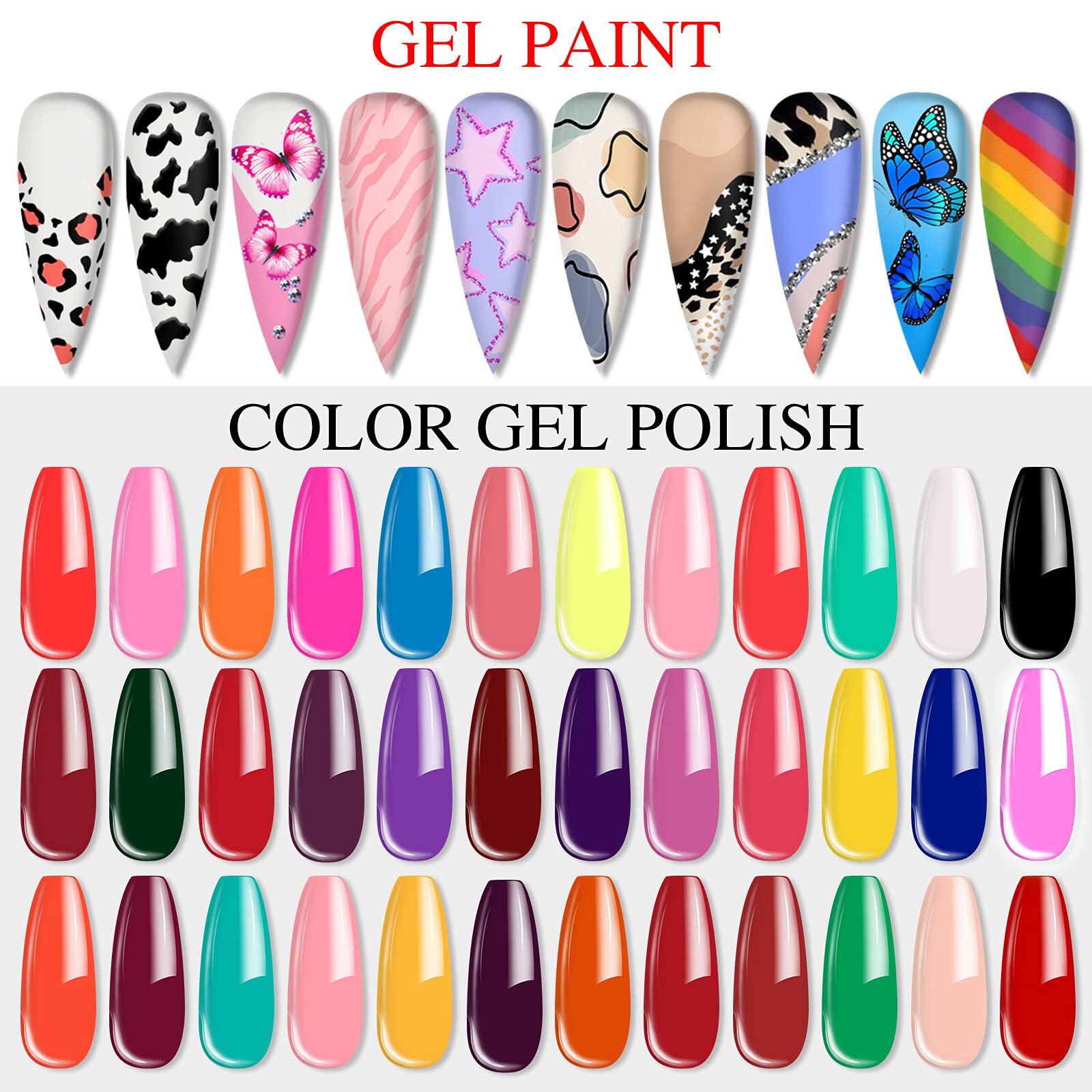 SAVILAND 15-piece nail art brushes set designed for detailed designs